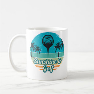 Sunshine  Golf Shirt For Golfer  Summer Golfing Coffee Mug
