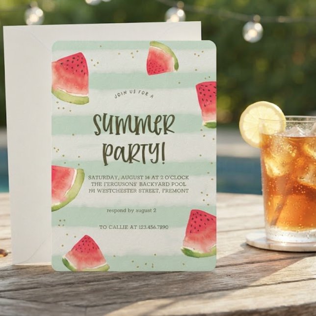 Sunshine & Good Vibes Summer Party Invitation (Creator Uploaded)