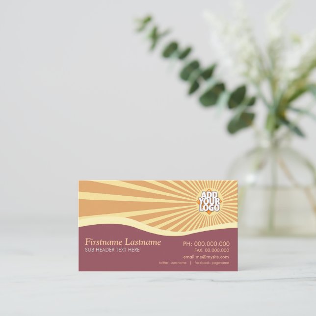 Sunshine Hills Earth Curies Carte de visite (Debout devant)