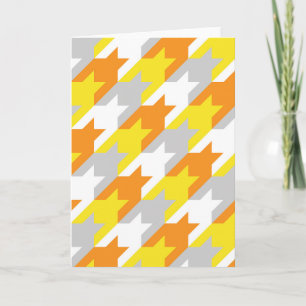 Sunshine Houndstooth Card