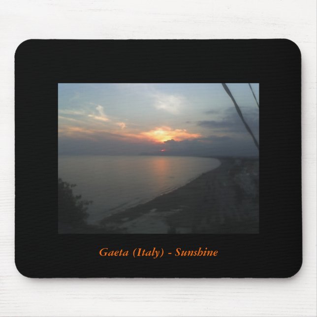 Sunshine in Gaeta (Italy) Mousepad (Front)
