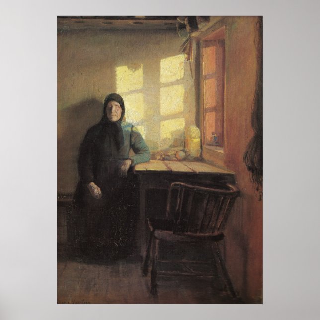 Sunshine in the Blind Room 1880s Poster (Front)