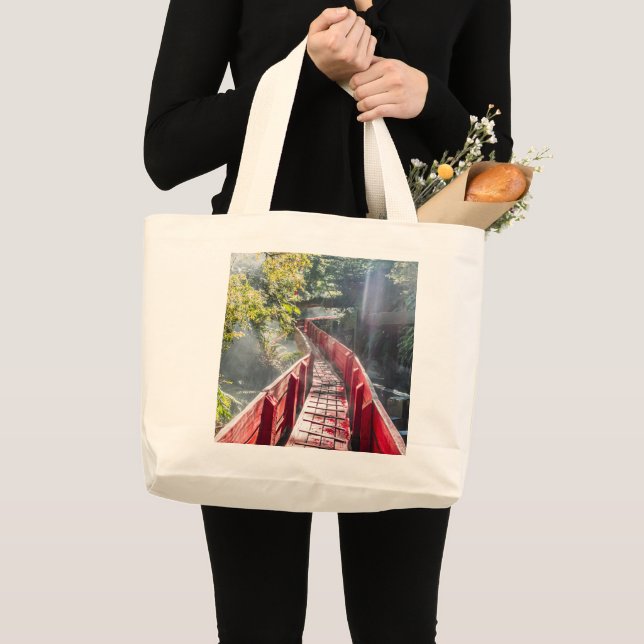 Sunshine in the Termas Geometricas, Conaripe Large Tote Bag (Front (Product))