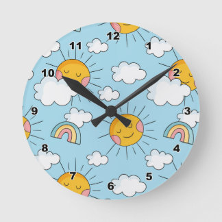 Sunshine Kid's Wall Clock