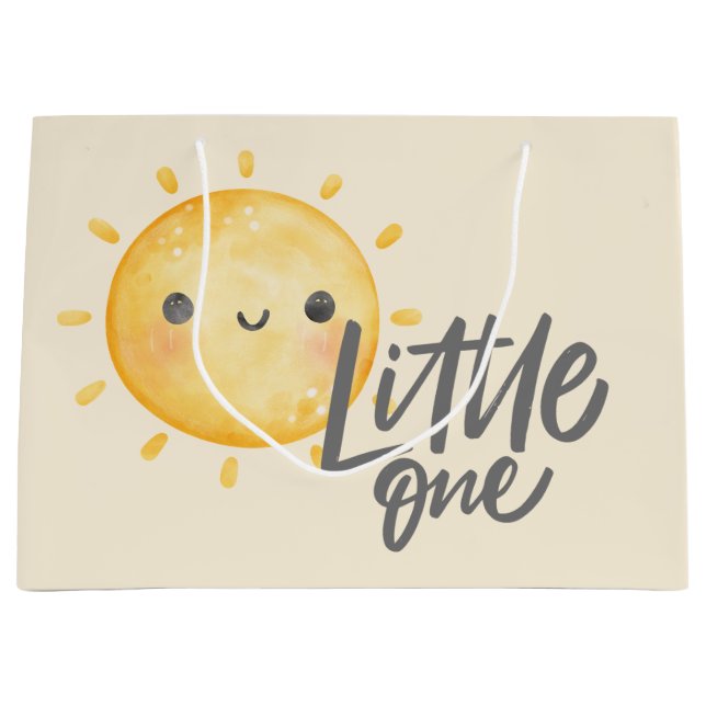 Sunshine Little One Baby Shower Large Gift Bag (Front)