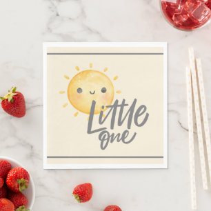 Sunshine Little One Baby Shower Paper Napkin