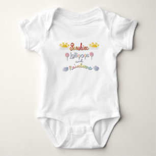 Sunshine, Lollipops and Rainbows Baby Bodysuit