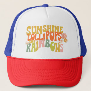 Sunshine Lollipops et Rainbows Casquette