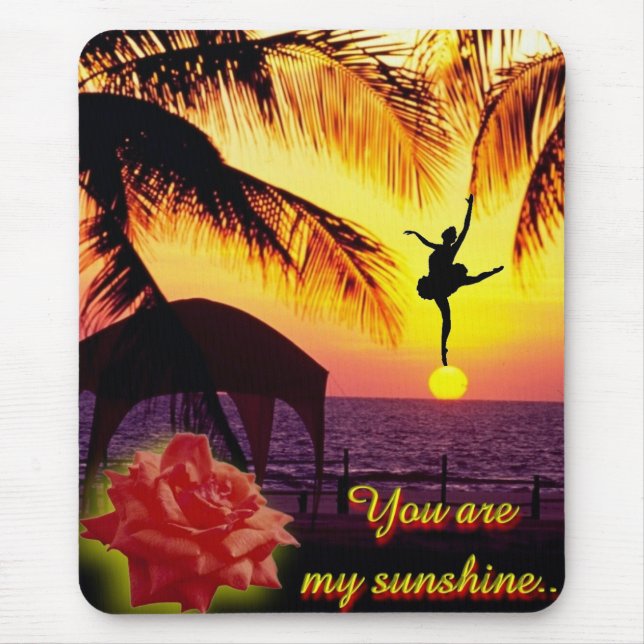 Sunshine Love Mousepad (Front)