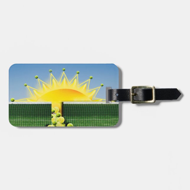 SUNSHINE MATCH Accent Pillow Luggage Tag (Front Horizontal)