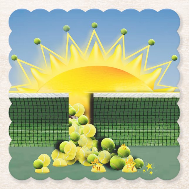 SUNSHINE MATCH  PAPER COASTER (Front)