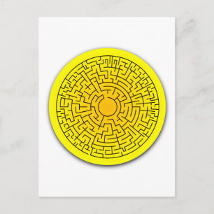 Sunshine Maze Postcard