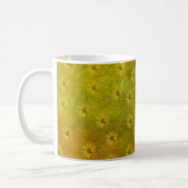 Sunshine Mixed Media Coffee Mug (Left)