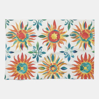 Sunshine Motif Kitchen Towel