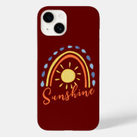 Sunshine on a Cloudy Day Design, Cool Rainbow