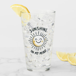 Sunshine On My Mind Glass