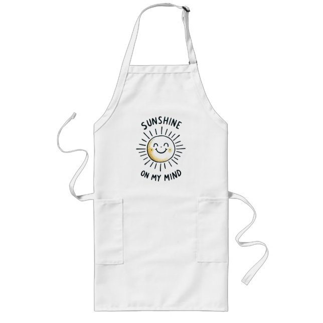 Sunshine On My Mind Long Apron (Front)