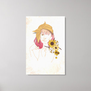 Sunshine on My Shoulder Artsy Canvas Print