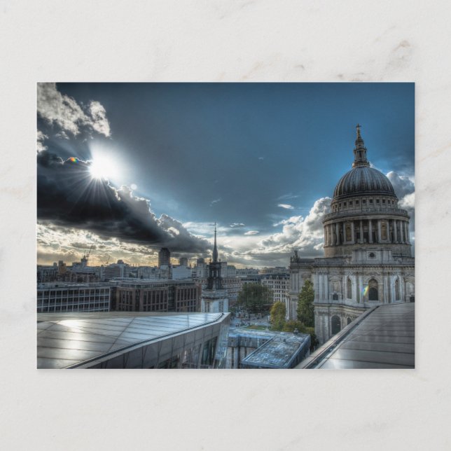Sunshine over St. Paul's Cathedral, London Postcard (Front)