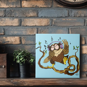 Sunshine Owl Tile