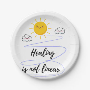 Sunshine Party   Happy Sun & Clouds Paper  Paper Plate