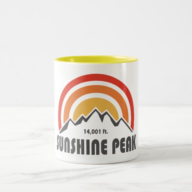 Sunshine Peak Two-Tone Coffee Mug (Center)