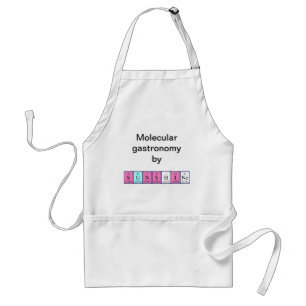 Sunshine periodic table name apron