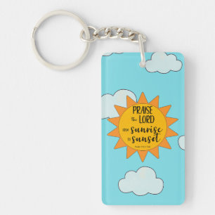 Sunshine Praise the Lord Keychain