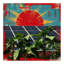 Sunshine revolution - Solarpunk Poster