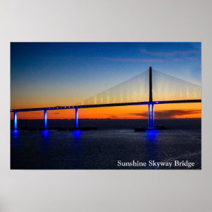 Sunshine Skyway Bridge Poster