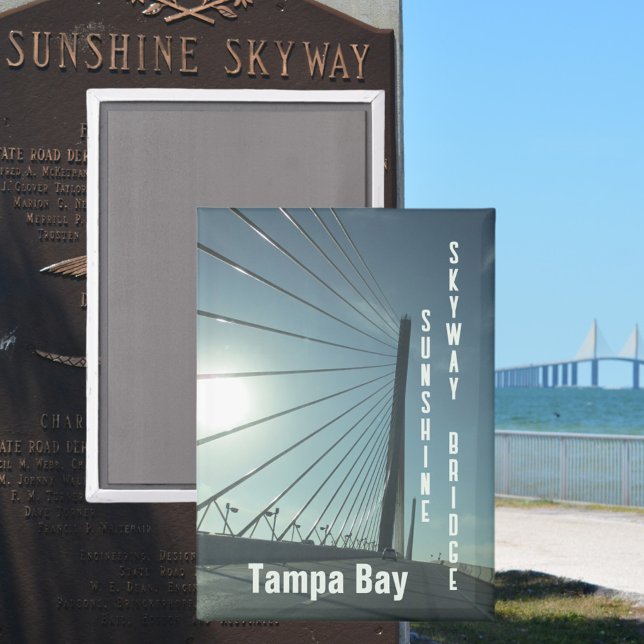 Sunshine Skyway Bridge Tampa Bay Florida Magnet (Creator Uploaded)