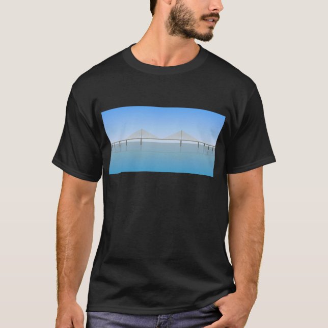 Sunshine Skyway Bridge: Tampa Bay: T-Shirt (Front)