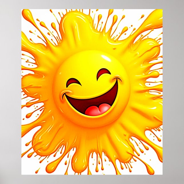 Sunshine Smiles: Bursting Joy Poster (Front)