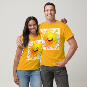 Sunshine Smiles: Bursting Joy T-Shirt