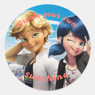 Sunshine & Smiles – Inspirational Quote Sticker