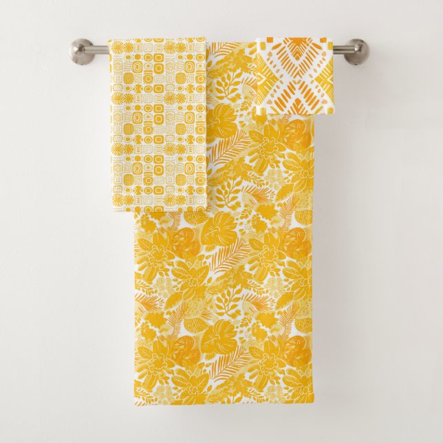Sunshine Soak Towel Set: Brighten Up Your Bathroom (Insitu)
