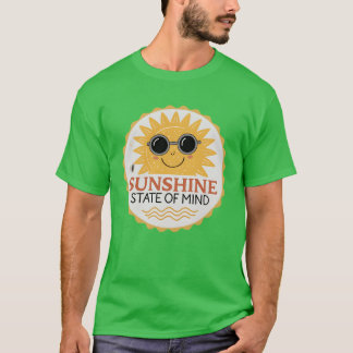 Sunshine State Of Mind Smiling Sun 70s vintage T-Shirt