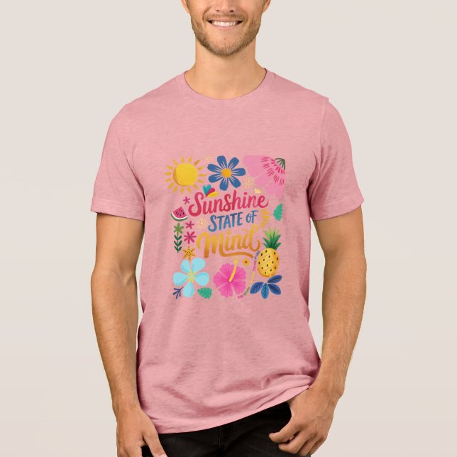 Sunshine State of Mind Tri-Blend Shirt (Front)