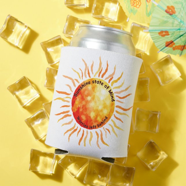Sunshine state of Mind, Worries left behind Can Cooler (In Situ Summer)