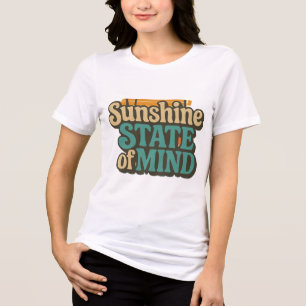Sunshine State Tee, Retro Beach Vacation Shirt