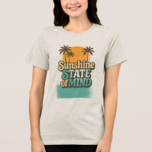 Sunshine State Tee, Retro Beach Vacation Shirt