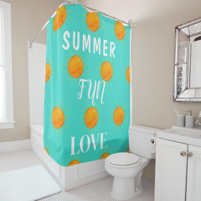 Sunshine Summer Fun Love Turquoise  (In Situ)