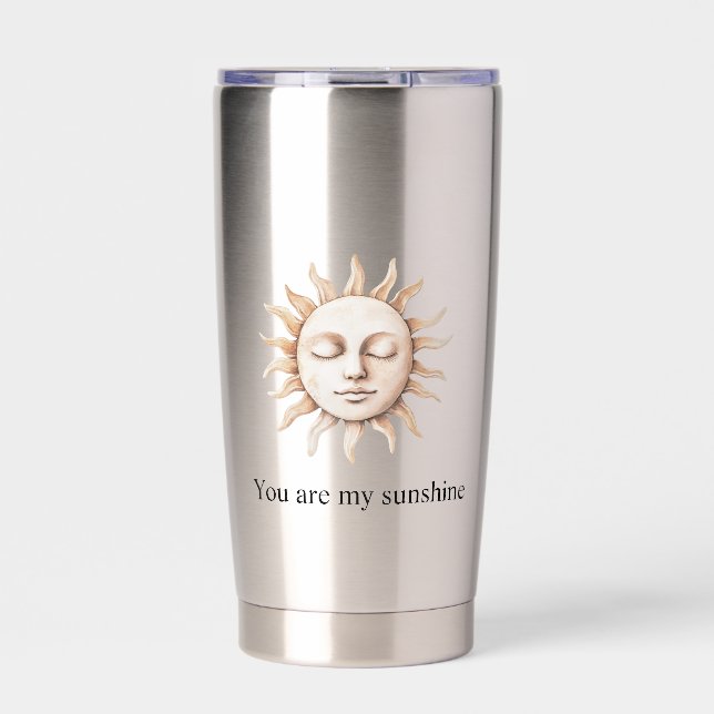 Sunshine Sun Insulated Tumbler (Front)