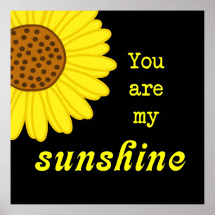 Sunshine Sunflower Poster