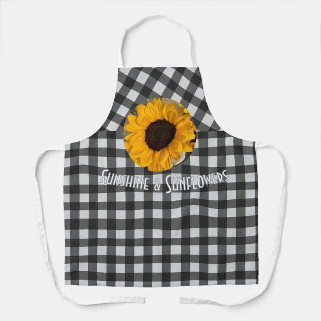 Sunshine & Sunflowers Apron (Front)