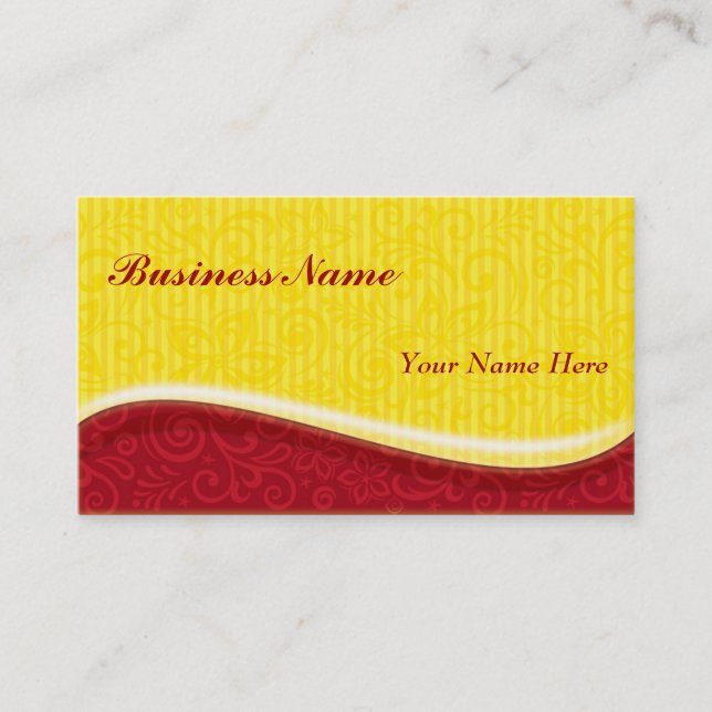sunshine swirls business card (Front)