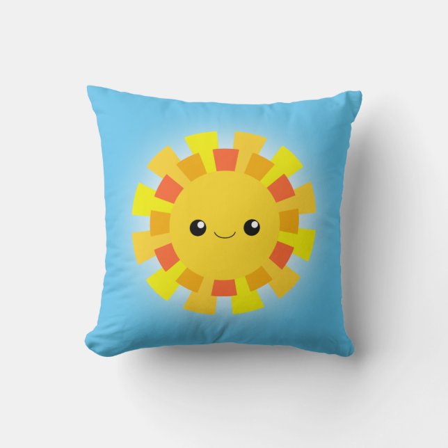 Sunshine Throw Pillow (Front)