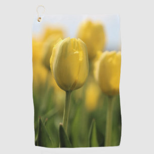 Sunshine tulips golf towel