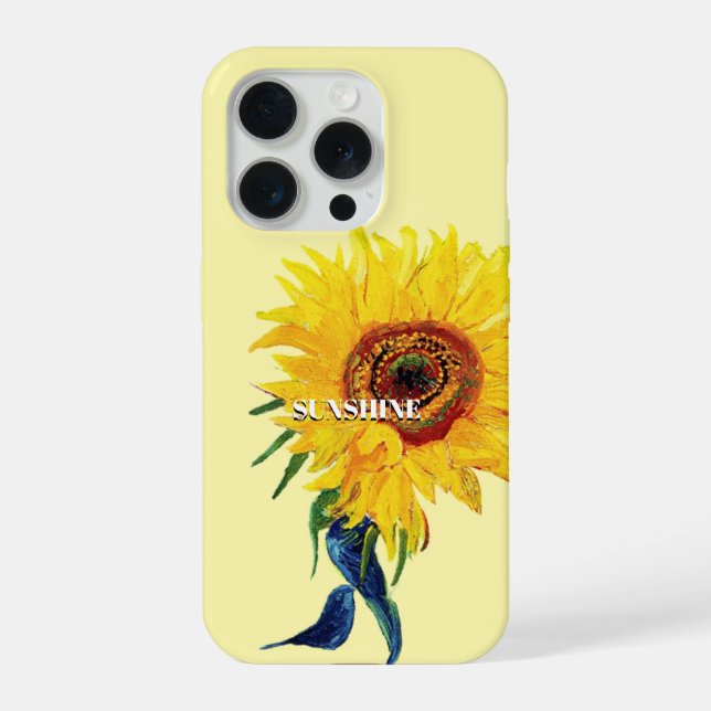 SUNSHINE Van Gogh sunflower Phone Case (Back)