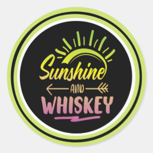 Sunshine & Whiskey Sticker